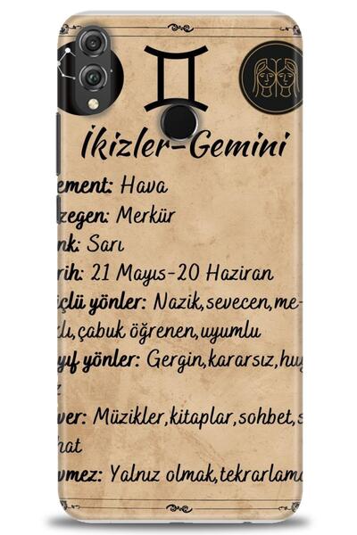 Rulet Aksesuar غطاء متوافق مع هاتف هواوي هونر 8X HD مطبوع - غطاء سيليكون مصمم...