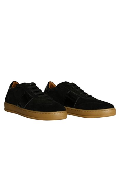 Platin Black Suede Women's Sneakers