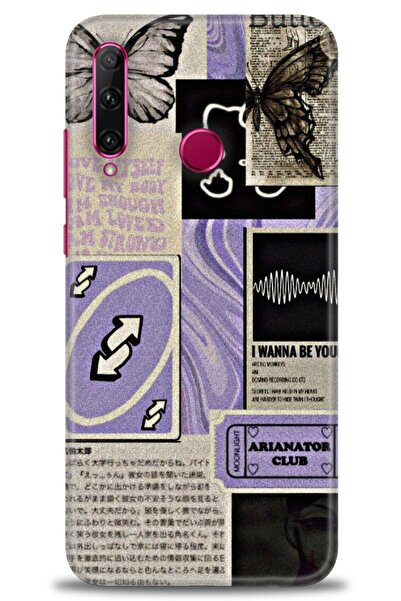 Rulet Aksesuar غطاء متوافق مع هاتف هواوي هونر 20 لايت HD مطبوع - غطاء سيليكون...