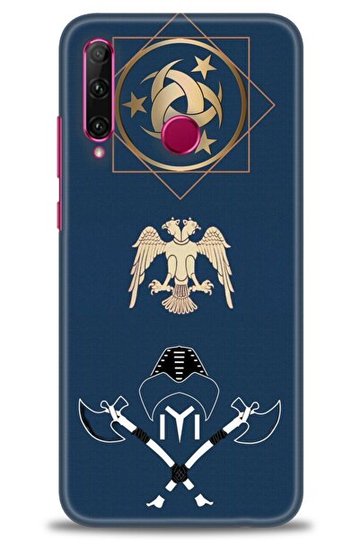 Rulet Aksesuar غطاء متوافق مع هاتف هواوي هونر 20 لايت HD مطبوع - غطاء سيليكون...