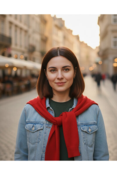 Mollycrush شال تريكو نسائي ذو مظهر أحمر |   اختيار يومي مع رابط