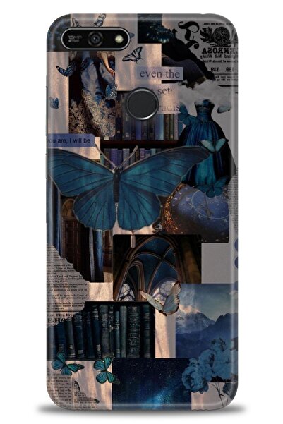 Rulet Aksesuar غطاء متوافق مع هاتف هواوي هونر 7A HD مطبوع - غطاء سيليكون مصمم...