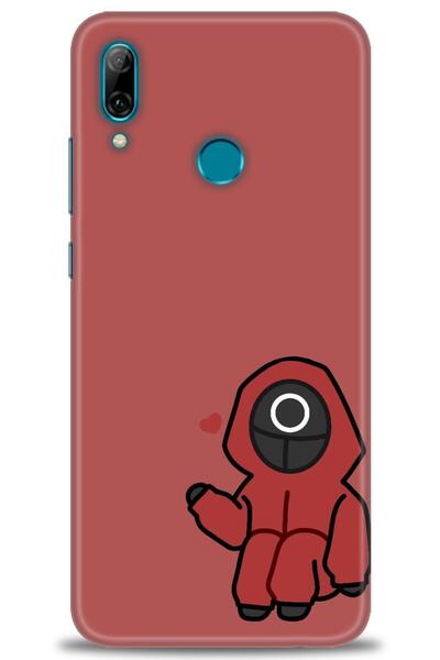 Rulet Aksesuar حافظة متوافقة مع هاتف هواوي بي سمارت 2019 HD مطبوع + واقي شاشة...