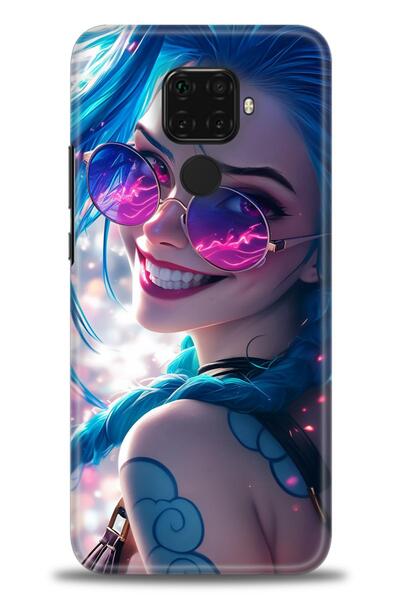 Rulet Aksesuar غطاء متوافق مع هاتف هواوي ميت 30 لايت HD مطبوع - غطاء سيليكون ...