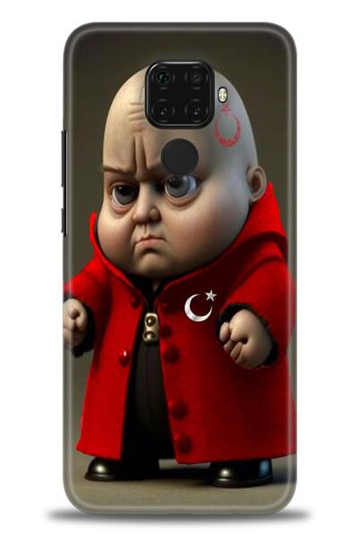 Rulet Aksesuar غطاء متوافق مع هاتف هواوي ميت 30 لايت HD مطبوع - غطاء سيليكون ...