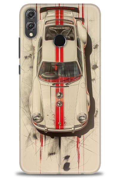 Rulet Aksesuar غطاء متوافق مع هاتف هواوي هونر 8X HD مطبوع - غطاء سيليكون مصمم...