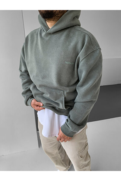 NO1 KONSEPT Premium Letter Printed Washable Kangaroo Pocket Sweatshirt