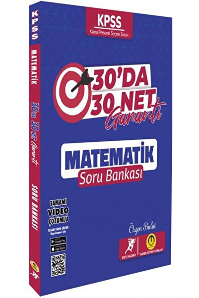 tasarı eğitim yayınları KPSS 30 da 30 Net Garanti Matematik Soru Bankası
