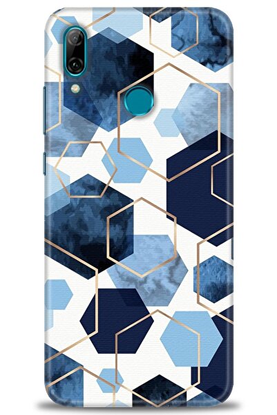 Rulet Aksesuar حافظة متوافقة مع هاتف هواوي بي سمارت 2019 HD مطبوع + واقي شاشة...