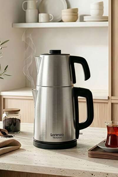 Lorenzo Teazen Steel Tea Maker Water Heater Kettle Automatic Keep Warm Inox