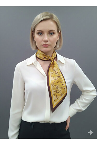 nehir eşarp Afrika Desen Volanlı Kravat Fular