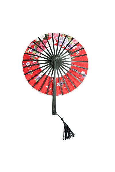 YELPAZE DÜNYASI Yuvarlak Japon Yelpaze Özel Kesesinde