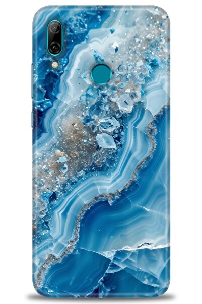 Rulet Aksesuar غطاء متوافق مع هاتف هواوي بي سمارت 2019 HD مطبوع - غطاء سيليكو...