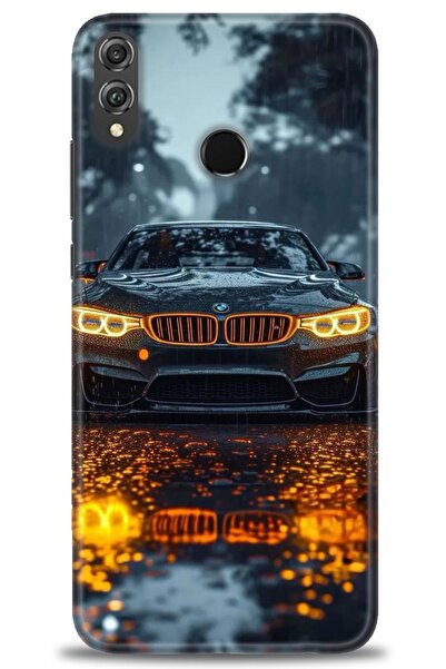 Rulet Aksesuar غطاء متوافق مع هاتف هواوي هونر 8X HD مطبوع - غطاء سيليكون مصمم...