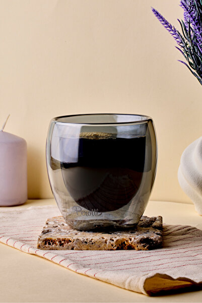 Perotti Cidar Smoked Double Wall Glass 250 ml