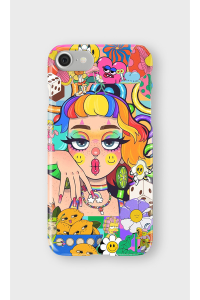 lelia حافظة هاتف شفافة متوافقة مع iPhone 6 و6s مطبوع |   المجموعة: كروماتيكا ...