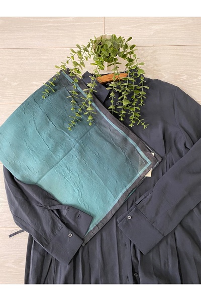 MİNELEŞARP34 Mineleşarp Kraş Aura Degrade Pattern Şal Culoare mentă