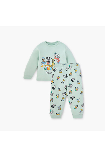 Disney طقم تيشيرت وبيجامة ميكي وأصدقائه