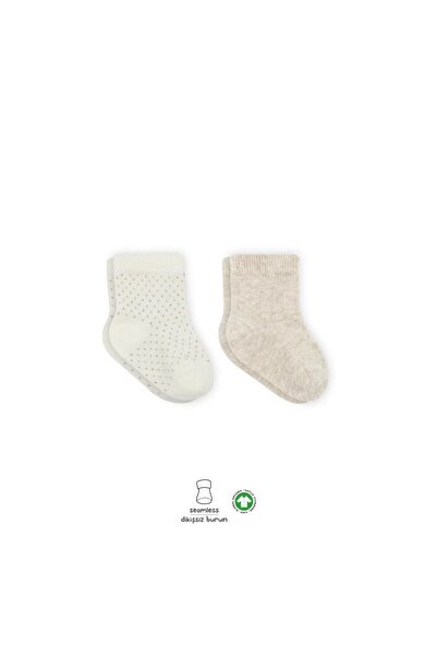 Bistyle 2-Pack Combed Cotton Socks 10103