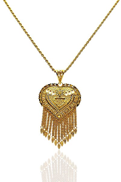 Hakan Güler Kuyumculuk Altın Hint Model Kolye Uçlu Halat Zincir – 15,50 gr (2...