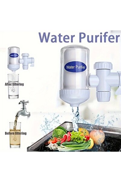 iron candy 5-Stage Faucet Water Filter Kitchen Sink Mount Filtration w/Cerami...