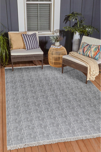 CarpetDiem Home Design Alya- Double-Sided, Foldable, Washable, Cotton Rug; Li...