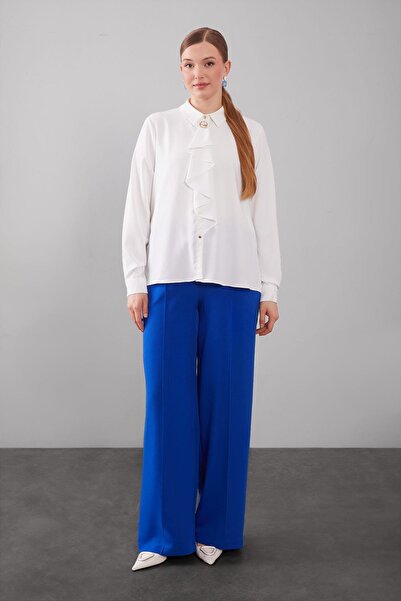 Levidor Cobalt Buy Elastic Ribbed Stitched Pants