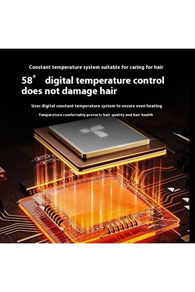 iron candy Professional Ionic Hair Dryer w/Diffuser 3-Heat Fast Drying Anti-F...