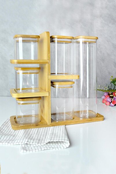 Paçi ALİSA KARE 6 PARÇA STANDLI BAHARATLIK SETİ