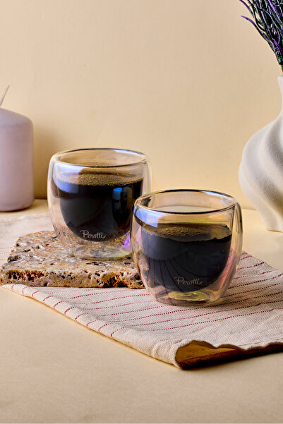 Perotti Colors 2-Piece Double Wall Espresso Cup 80 ml