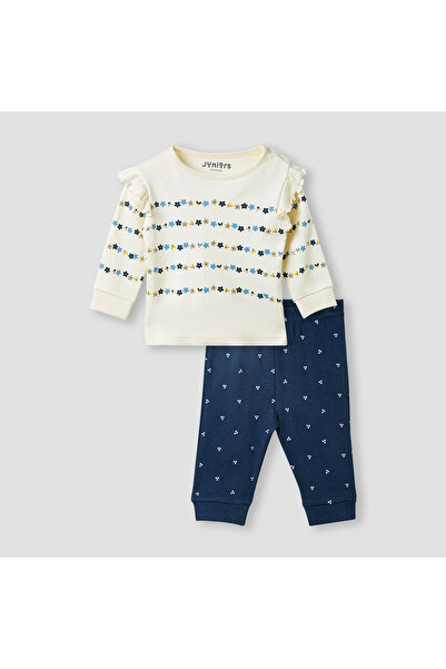 Juniors طقم تي شيرت وبيجامة مطبوع