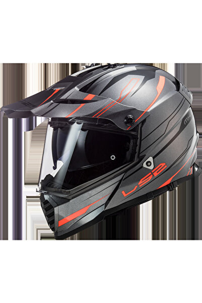 LS2 PIONEER EVO KNIGHT TITANIUM- KASK