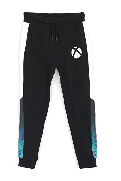 DobaKids Xbox Logo Printed Boy's Jogger Sweatpants Black