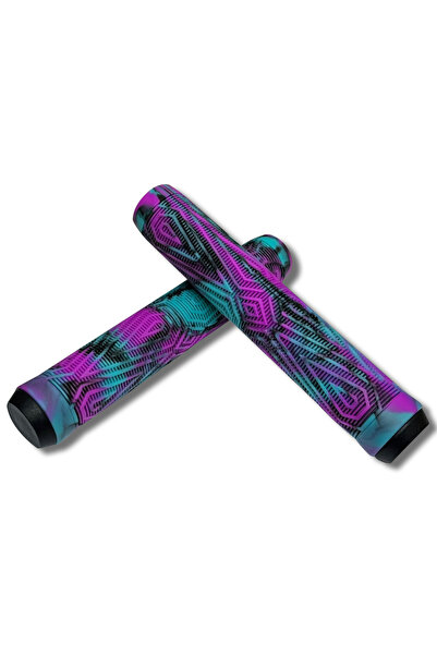 Epic 165mm Mor Mavi Dirt Jump Bisiklet Elcik