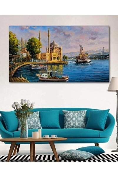 Lona Sanat Istanbul View Wall Covering Tapestry – Istanbul Decorative Wall Ha...
