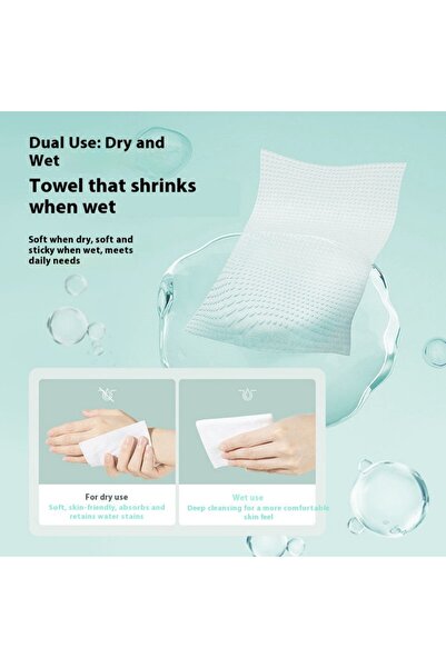 iron candy مناشف وجه قطنية كبيرة الحجم للاستخدام مرة واحدة لإزالة المكياج