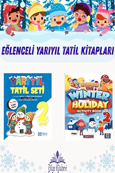 Giriş Yayınları Giriş 2.Sınıf Yarıyıl Tatil + Winter Holiday (İngilizce Yarıyıl Tatil)