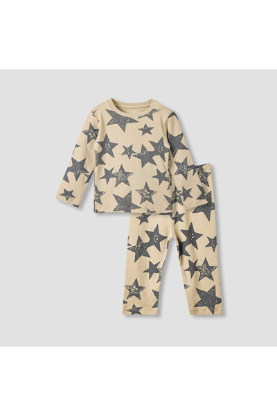 Juniors Star Print T-shirt and Pyjama Set