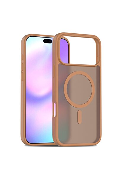 Nezih Case Apple iPhone 17 Pro Uyumlu Magsafe Sarj Destekli Mat Şık Görünümlü...