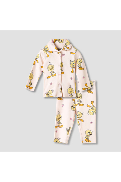 Disney Tweety Print Shirt and Pyjama Set
