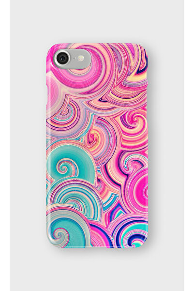 lelia حافظة هاتف شفافة متوافقة مع هاتف iPhone 8 مطبوع |   المجموعة: كولور ويف...