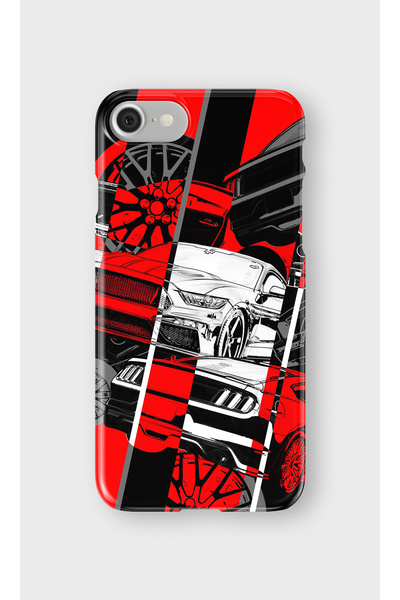 lelia حافظة هاتف شفافة متوافقة مع iPhone SE مطبوع |   المجموعة: توربولين ستري...