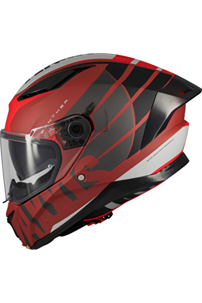 AXXIS Motosiklet Kask Panther Flight Mat C5 Full Face Güneş Vizörlü ECE 22.06...