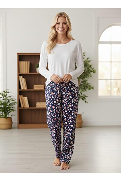 Pemilo Women's heart patterned suede single bottom