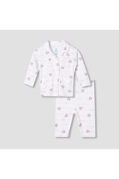 Disney طقم قميص وبيجامة بطبعة ميني ماوس