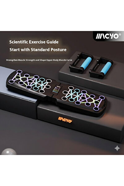 iron candy 28-in-1 Foldable Push Up Board Home Gym Exercise System for Muscle Building