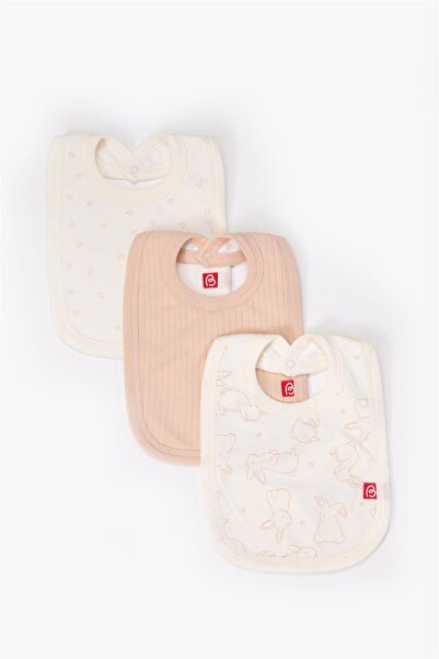 Bebetto مريلة سيفامالي 3 قطع (أرنب لطيف) بيج