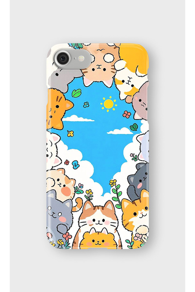 lelia حافظة هاتف شفافة متوافقة مع iPhone 6 و6s مطبوع |   المجموعة: كاواي ميلك...