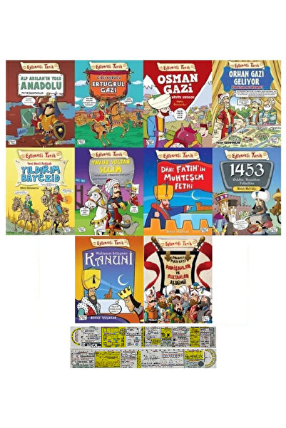 Eğlenceli Bilgi Yayınları Eğlenceli Bilgi Tarih Osmanlı Padişahları 10 Kitap ...