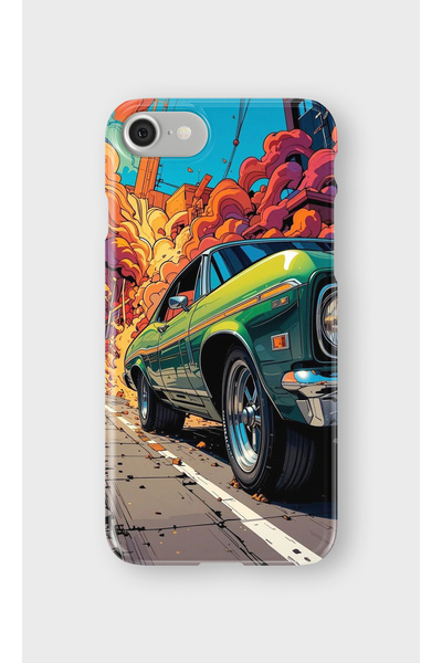 lelia حافظة هاتف شفافة متوافقة مع هاتف iPhone 8 مطبوع |   المجموعة: توربولين ...